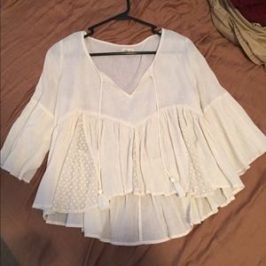 Cream blouse
