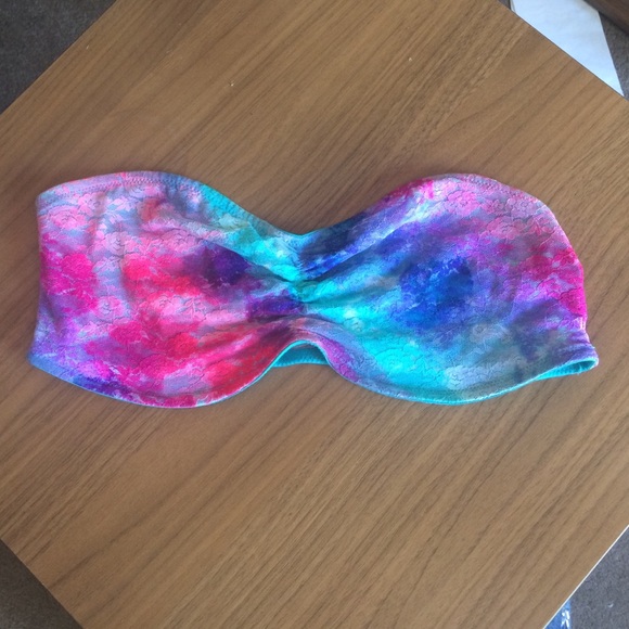 PINK tie dye bandeau