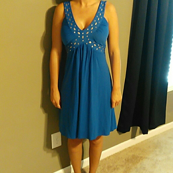NWT blue summer dress. Size 4