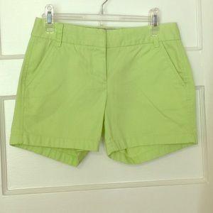 J Crew chino short with a more modest length.