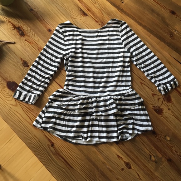Gianni Bini Tops - Gianni Bini Striped Peplum Top