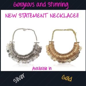 🎄SALE🎄BOHO COIN STATEMENT NECKLACE