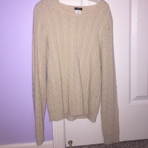 nice cream J. Crew sweater