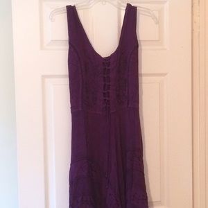 Royal purple Indian Summer dress