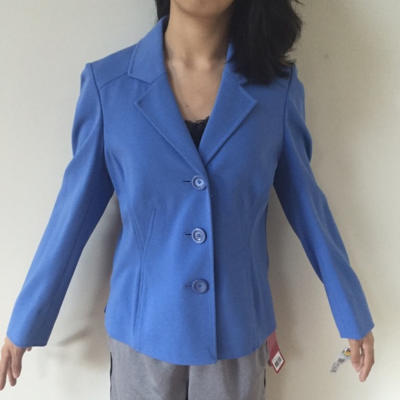Blue Italian Fabric Blazer
