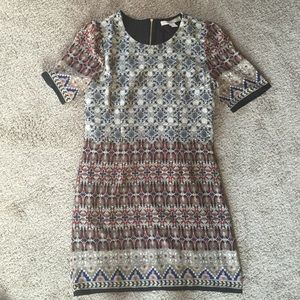 Ornate shift dress