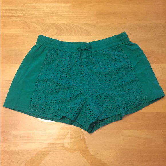 Green shorts from Francesca's