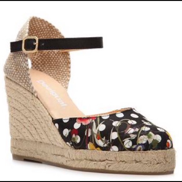 Desigual Lunares Wedge Sandal