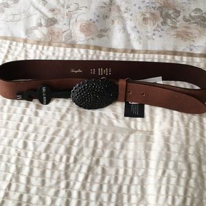 NWT brown leather belt