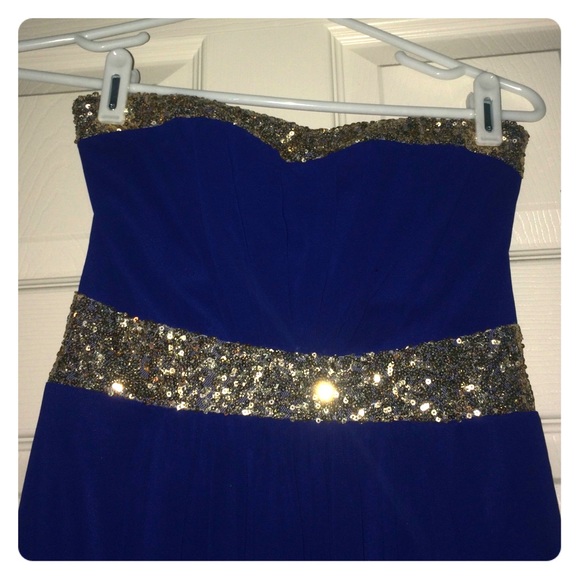 Formal Cobalt Maxi Dress