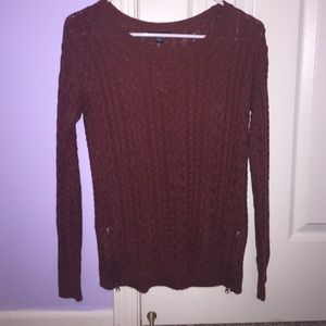 NWT American eagle sweater with zippers
