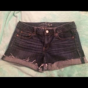 American Eagle Midi Denim Shorts