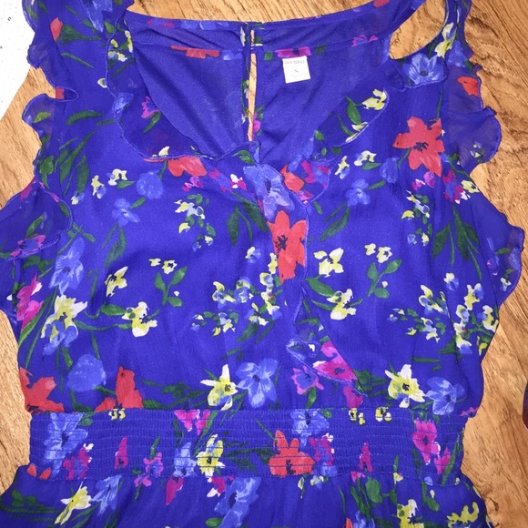 Old Navy Dresses & Skirts - Royal blue floral sundress