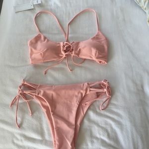 Peach bikini