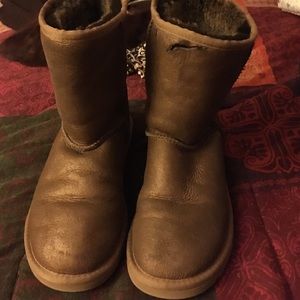 Gold ugg boots