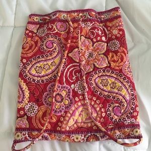 Drawstring Vera Bradley backpack