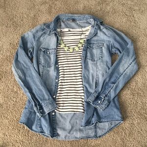 Chambray Denim Shirt!