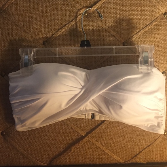 White bikini top