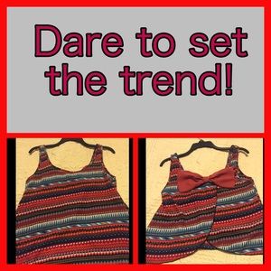 🎉 Sale🎉 Trending Top With Bow in Back