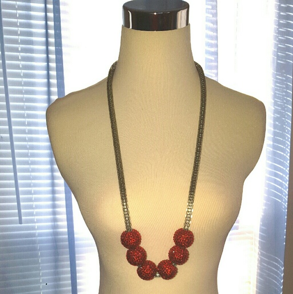 Lisa Disco Fashion Statement Necklace - Picture 2 of 3
