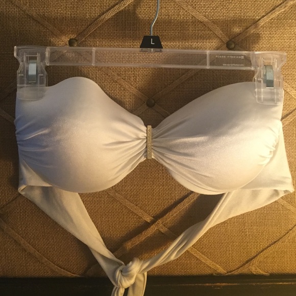 White bikini top