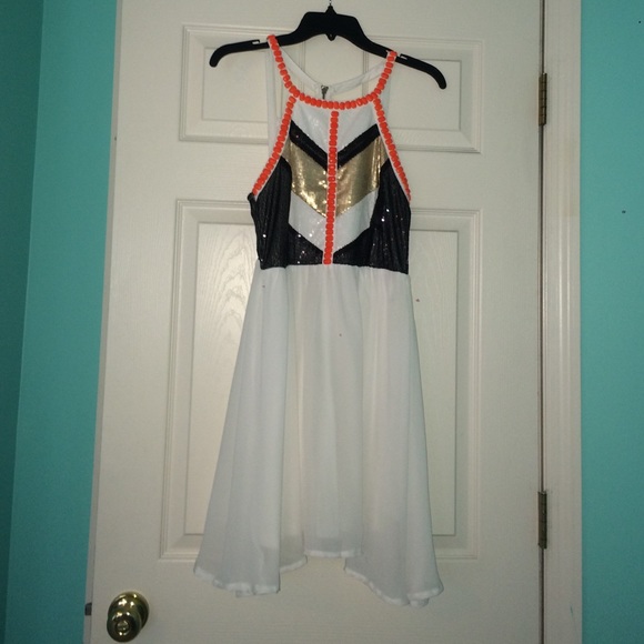 Funky Party Cage Back Dress