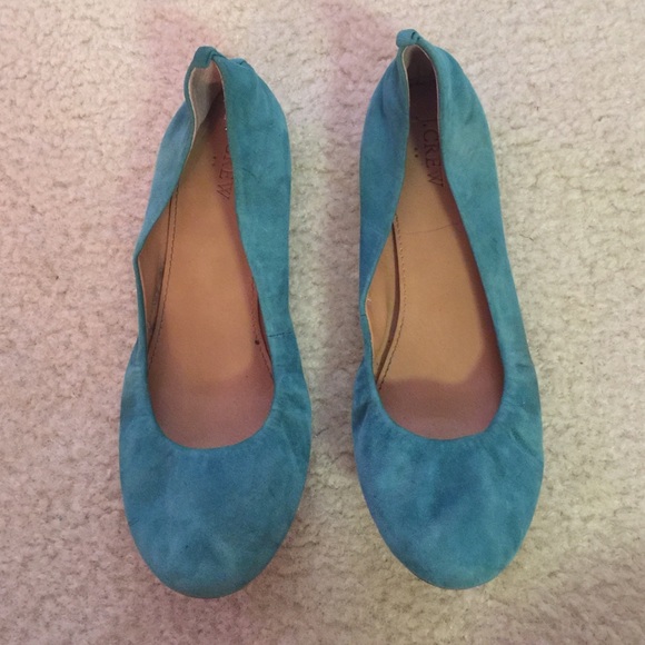 J.Crew suede ballet flats - Picture 1 of 2
