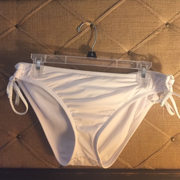 White swim bottoms