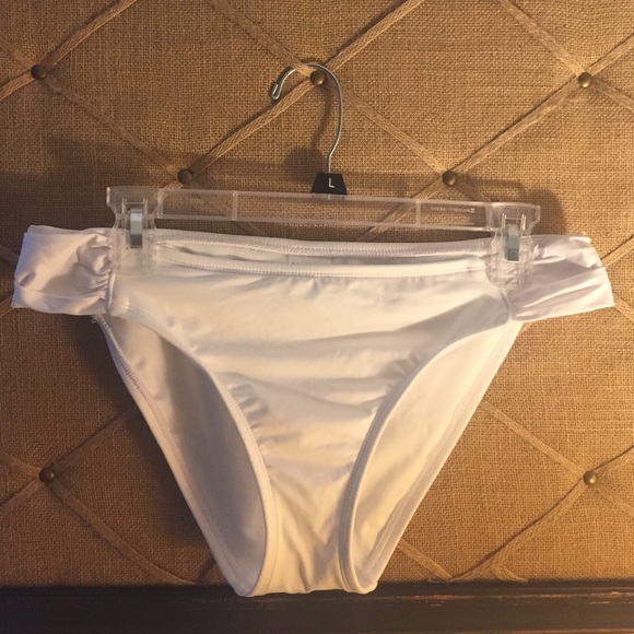 White swim bottoms