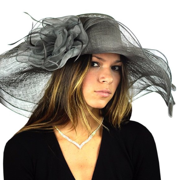 NWT Charcoal Derby Hat