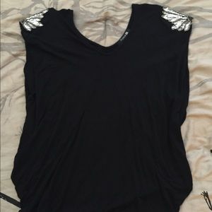 Black dressy shirt
