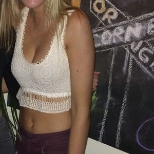 Crochet crop top