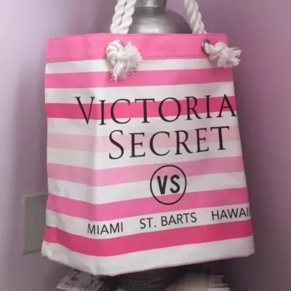 Victoria's Secret beach tote & matching flip flop - Picture 2 of 3