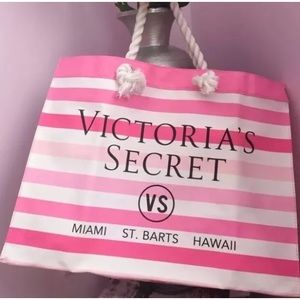 Victoria's Secret beach tote & matching flip flop