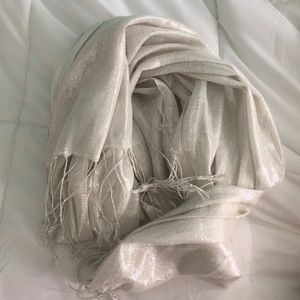 Metallic J. Crew scarf