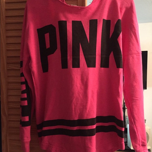 Pink sweat shirt