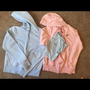 Nike hoodies and Nike Pro top