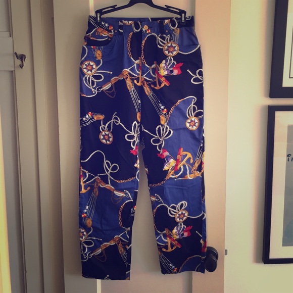 EUC Nautical Cocktail Pants (Ralph Lauren)