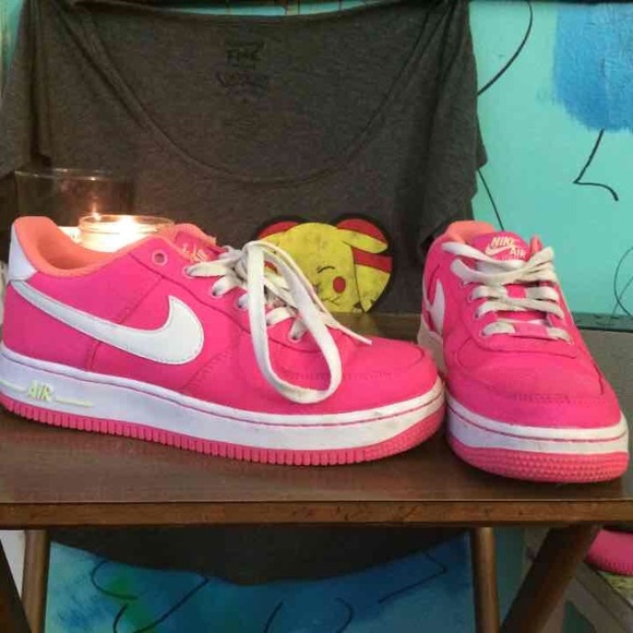 Neon Pink AF1 Lows - Picture 1 of 4