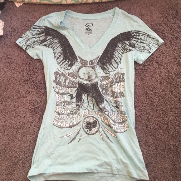 Blue eagle fox shirt
