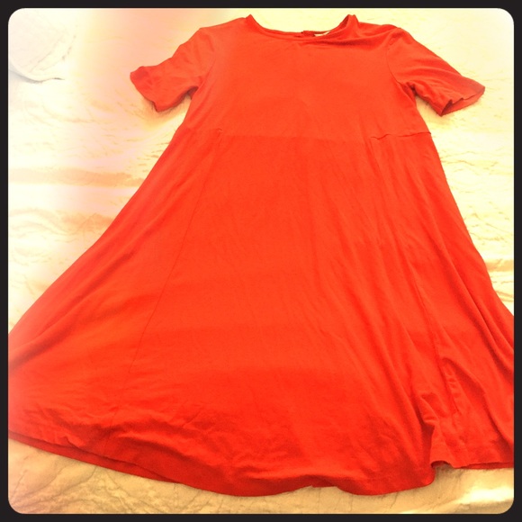 ASOS blood orange maternity dress