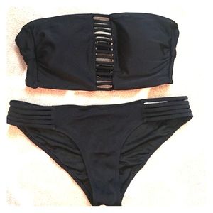 Black bandeau top!