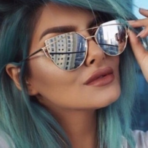 Accessories - Gold and Silver Mirrored Aviator Sunglasses