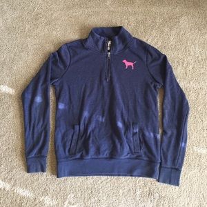 Victoria's Secret PINK Half Zip Hoodie