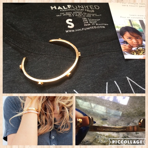 Half United Jewelry - LAST ONE!! Feed kids in need! 1 Cuff = 7 Meals