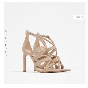 NWOT Wraparound High Heel Sandals