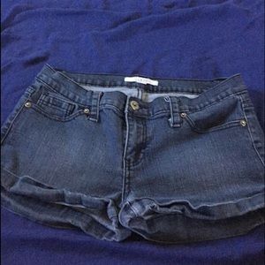 Denim shorts