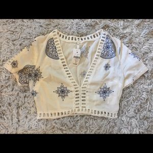 NWT LF crop top