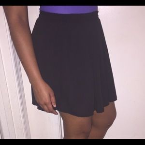 Black Skater Skirt from PacSun