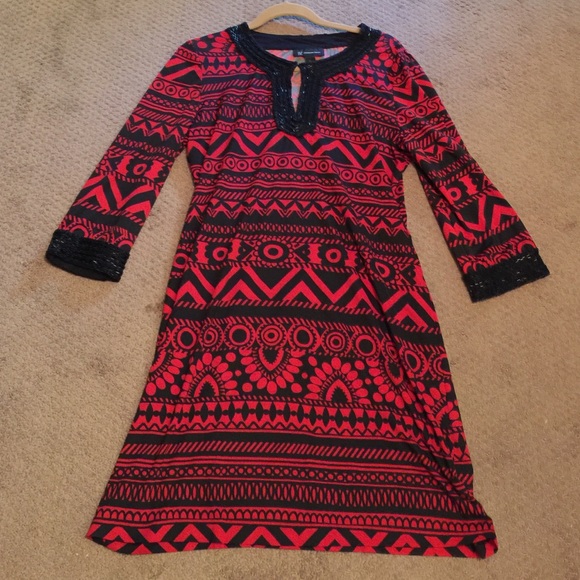 INC International Concepts Tops - Gorgeous INC tunic dress "worn once" beaded detail